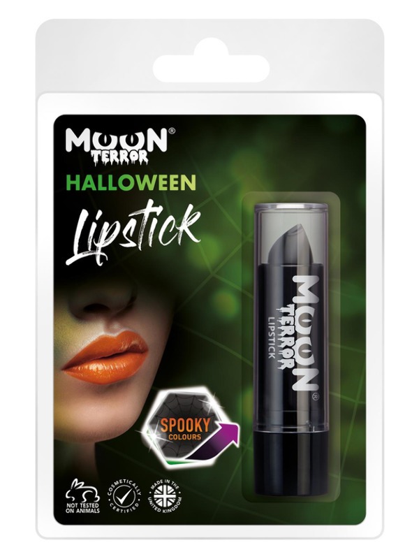 Moon Terror Halloween Lipstick Black T30013 Costume Make Up Moon Terror Halloween Lipstick Black T30013 Costume Make Up